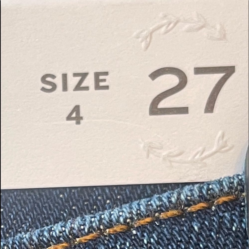 LOFT Jean Shorts Dark Wash - Picture 6 of 6